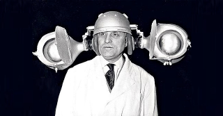 Illustration for article titled These Vintage Sound Locators Are Weirder Than They Look